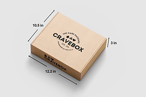 CRAVEBOX (Gourmet) Snack Gift Box & Care Package - Gifts for guy friends made simple. Find unique gift Ideas for guys friends. Gifts for guys in their 20s.