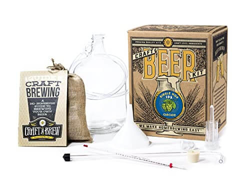 Craft A Brew - Single Hop IPA - Beer Making Kit - Gifts for guy friends made simple. Find unique gift Ideas for guys friends. Gifts for guys in their 20s.