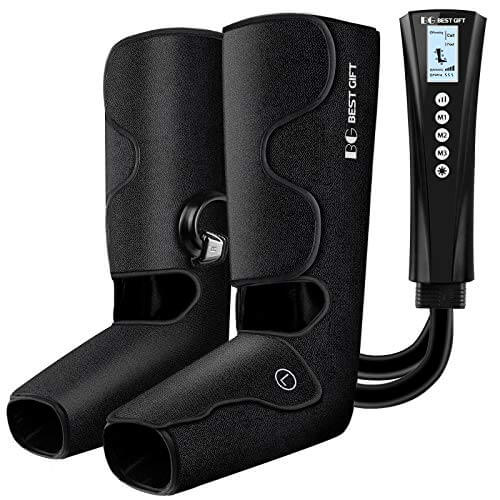 Foot and Leg Air Compression Massager for Muscle Fatigue - Gifts for guy friends made simple. Find unique gift Ideas for guys friends. Gifts for guys in their 20s.