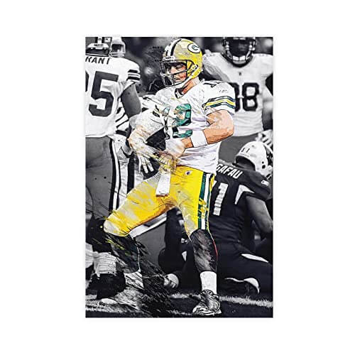 Aaron Rodgers - "Discount Double Check" - Canvas Art - Gifts for guy friends made simple. Find unique gift Ideas for guys friends. Gifts for guys in their 20s.