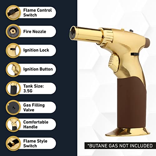 Flame Torch Gun for Cooking, Soldering, Welding - Gifts for guy friends made simple. Find unique gift Ideas for guys friends. Gifts for guys in their 20s.