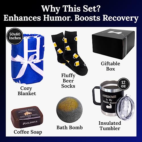 GOLDMUS Get Well Soon Gifts for Men - Gifts for guy friends made simple. Find unique gift Ideas for guys friends. Gifts for guys in their 20s.