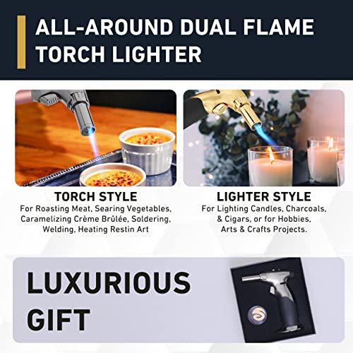 Flame Torch Gun for Cooking, Soldering, Welding - Gifts for guy friends made simple. Find unique gift Ideas for guys friends. Gifts for guys in their 20s.