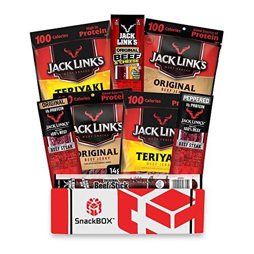 Jack Link's Beef Jerky Care Package - Gifts for guy friends made simple. Find unique gift Ideas for guys friends. Gifts for guys in their 20s.