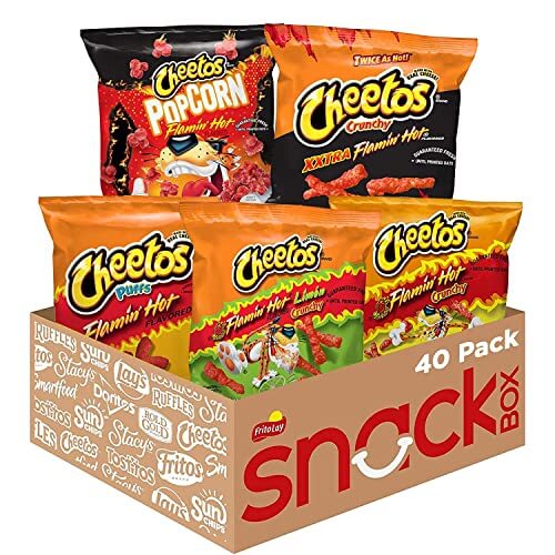 Cheetos Flamin' Hots, (40 Pack) - Gifts for guy friends made simple. Find unique gift Ideas for guys friends. Gifts for guys in their 20s.