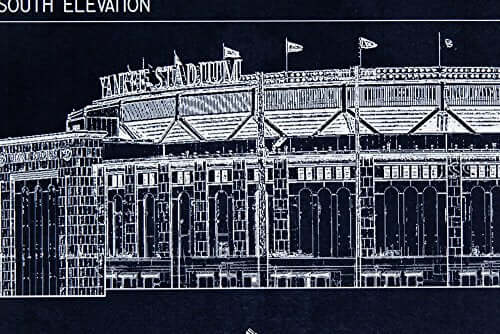 Ballpark Blueprints Yankee Stadium - Gifts for guy friends made simple. Find unique gift Ideas for guys friends. Gifts for guys in their 20s.